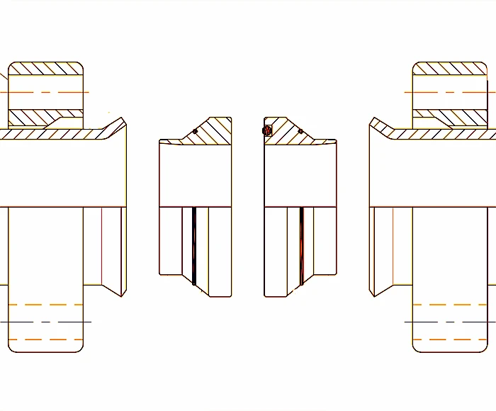 37 deg flare flange connection tube to tube 37 deg flare flange connection tube to tube