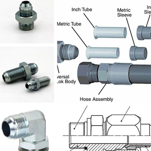 JIC Hydraulic adapter Fittings SAE J514 ISO 8434-2 types JIC Hydraulic adapter Fittings SAE J514 ISO 8434-2 types