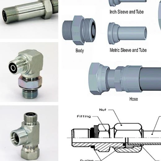 ORFS hydraulic adapter fittings SAE J1453 ISO 8434-3 types ORFS hydraulic adapter fittings SAE J1453 ISO 8434-3 types