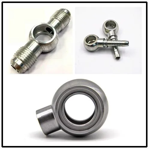 Brake banjo fittings in automotive hydraulic brake system Brake banjo fittings in automotive hydraulic brake system
