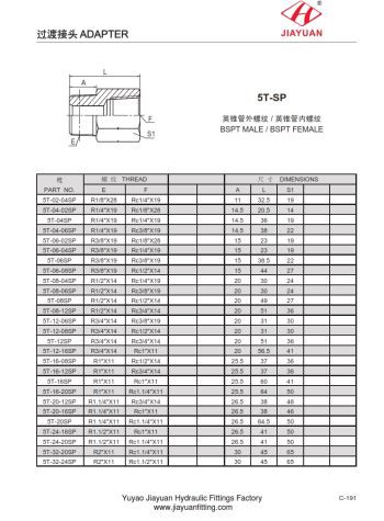 BSPT macho BSPT hembra